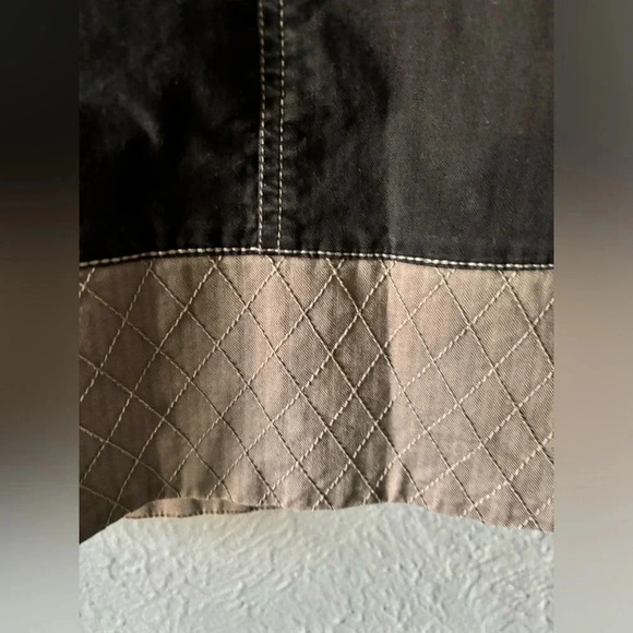 Aventura | a line | grey | blue | button fly | pocket | skirt | size 8 - Picture 11 of 11